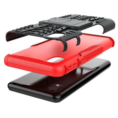 Защитный чехол UniCase Hybrid X для Samsung Galaxy A01 Core (A013) - Black / Red