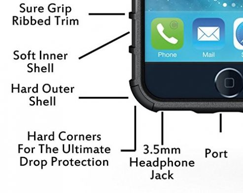 Защитный чехол UniCase Hybrid X для Samsung Galaxy S6 (G920) - Black