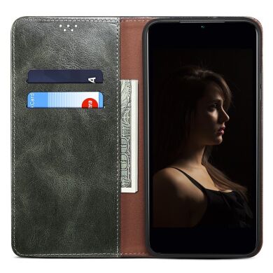 Защитный чехол UniCase Leather Wallet для Samsung Galaxy A24 (A245) - Green