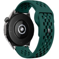Ремінець Deexe Eclipse для годинників з шириною кріплення 18мм - Blackish Green