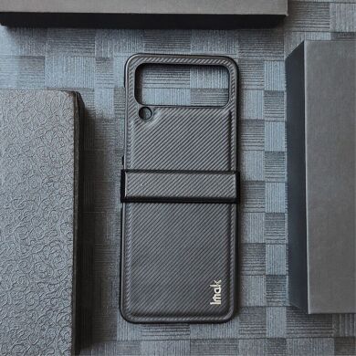 Защитный чехол IMAK Carbon Case (FF) для Samsung Galaxy Flip 4 - Black