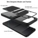 Защитный чехол IMAK Carbon Case (FF) для Samsung Galaxy Flip 4 - Black. Фото 9 из 13