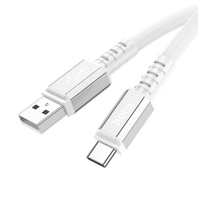 Кабель Hoco X85 Strength USB to Type-C (3A, 1m) - White