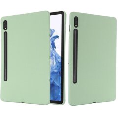Захисний чохол Deexe Silicone Shell для Samsung Galaxy Tab S7 (T870/875) / S8 (T700/706) - Green