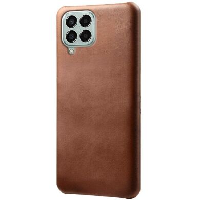 Защитный чехол Deexe Leather Back Cover для Samsung Galaxy M33 (M336) - Brown