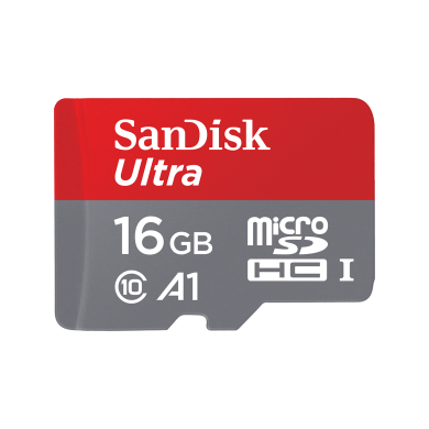 Карта памяти MicroSDHC SanDisk 16GB 10 class UHS-I + адаптер