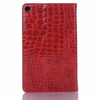 Чехол Deexe Crocodile Style для Samsung Galaxy Tab A 8.0 2019 (T290/295) - Red