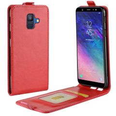 Чехол Deexe Flip Case для Samsung Galaxy A6 2018 (A600) - Red