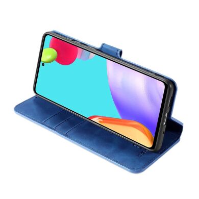 Чехол DG.MING Retro Style для Samsung Galaxy A52 (A525) / A52s (A528) - Blue