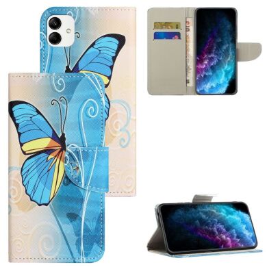 Чехол-книжка Deexe Color Wallet для Samsung Galaxy A04e (A042) - Butterfly