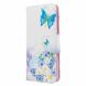Чехол-книжка Deexe Color Wallet для Samsung Galaxy S20 (G980) - Blue Butterfly and Flowers. Фото 2 из 8