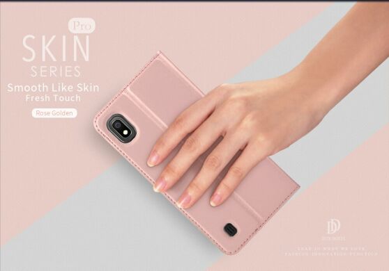 Чехол-книжка DUX DUCIS Skin Pro для Samsung Galaxy A10 (A105) - Gold