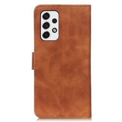 Чехол-книжка KHAZNEH Retro Wallet для Samsung Galaxy A53 - Brown