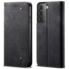 Чехол-книжка UniCase Jeans Wallet для Samsung Galaxy S21 FE (G990) - Black