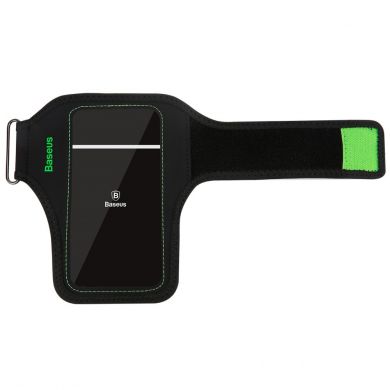 Чехол на руку BASEUS Armband Case для смартфонов (Размер L) - Green