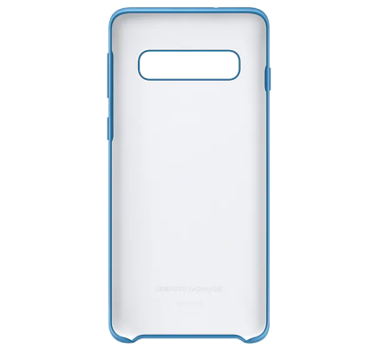 Чехол Silicone Cover для Samsung Galaxy S10 (G973) EF-PG973TLEGRU - Blue