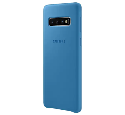 Чехол Silicone Cover для Samsung Galaxy S10 (G973) EF-PG973TLEGRU - Blue