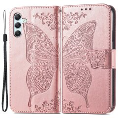 Чохол UniCase Butterfly Pattern для Samsung Galaxy A35 (A356) - Rose Gold