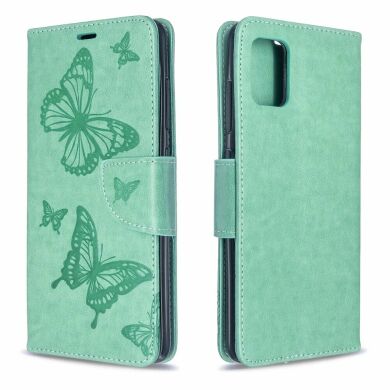 Чехол UniCase Butterfly Pattern для Samsung Galaxy A51 - Green