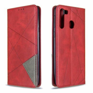 Чехол UniCase Geometric Pattern для Samsung Galaxy A21 (A215) - Red