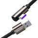 Дата-кабель Baseus Legend Series Elbow USB to Type-C (66W, 1m) - Black. Фото 2 из 26