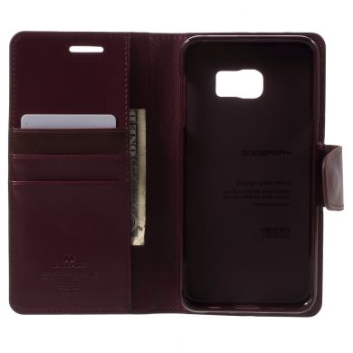 Чехол MERCURY Sonata Diary для Samsung Galaxy S6 edge+ (G928) - Wine Red