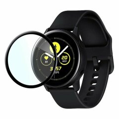 Комплект стекол Deexe Full Glue Coverage для Samsung Galaxy Watch Active - Black