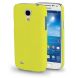 Пластиковая накладка Deexe Pure Color для Samsung Galaxy S4 mini - Yellow. Фото 1 из 2