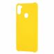 Пластиковый чехол Deexe Hard Shell для Samsung Galaxy A11 (A115) - Yellow. Фото 2 из 5
