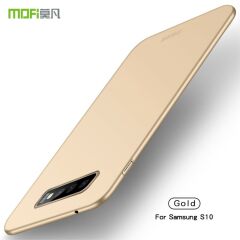 Пластиковый чехол MOFI Slim Shield для Samsung Galaxy S10 - Gold