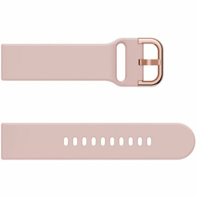 Ремешок Deexe Soft Silicone для часов с шириной крепления 20мм - Pink