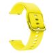 Ремешок Deexe Soft Silicone для  Samsung Galaxy Watch 3 (41mm) - Yellow. Фото 2 из 4