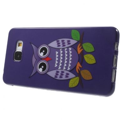 Силиконовая накладка Deexe Life Style для Samsung Galaxy A3 (2016) - Owls on a Branch