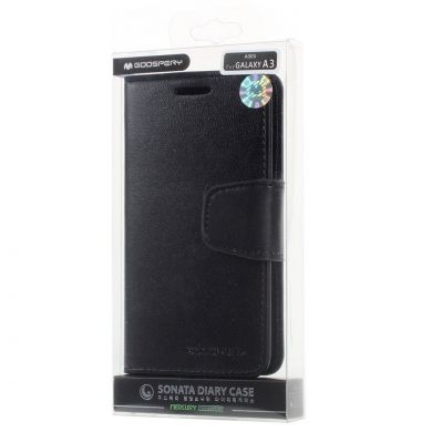 Чехол MERCURY Sonata Diary для Samsung Galaxy A3 (A300) - Black
