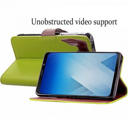 Чехол-книжка UniCase Leaf Buckle для Samsung Galaxy A8 2018 (A530) - Brown