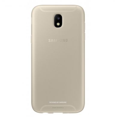 Силиконовый (TPU) чехол Jelly Cover для Samsung Galaxy J3 2017 (J330) EF-AJ330TFEGRU - Gold