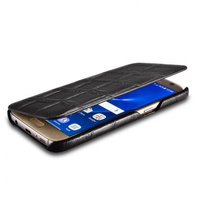 Кожаный чехол ICARER Classic Croco для Samsung Galaxy S7 (G930)