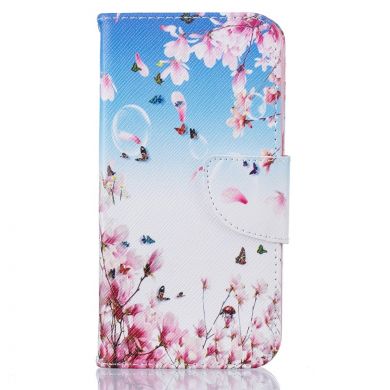 Чехол-книжка Deexe Color Wallet для Samsung Galaxy S7 (G930) - Butterfly in Flowers