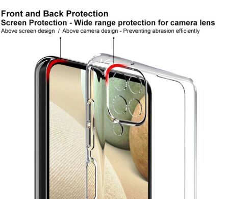 Силиконовый чехол IMAK UX-5 Series для Samsung Galaxy A12 (A125) / A12 Nacho (A127) - Transparent