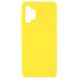 Силиконовый (TPU) чехол Deexe Matte Case для Samsung Galaxy A32 (А325) - Yellow. Фото 1 из 7