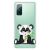 Силиконовый (TPU) чехол Deexe Pretty Things для Samsung Galaxy S20 FE (G780) - Panda Eating Bamboo