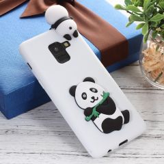 Силіконовий (TPU) чохол UniCase 3D Pattern для Samsung Galaxy A8 (A530), Panda Eating Bamboo