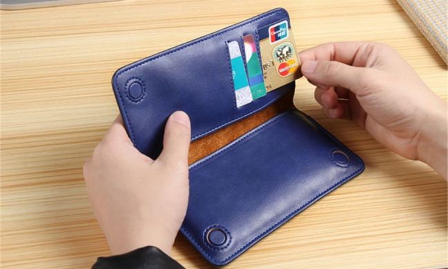 Универсальный чехол-портмоне FLOVEME Retro Wallet для смартфонов - Brown