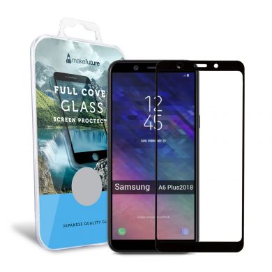 Защитное стекло MakeFuture Full Cover для Samsung Galaxy A6+ 2018 (A605)