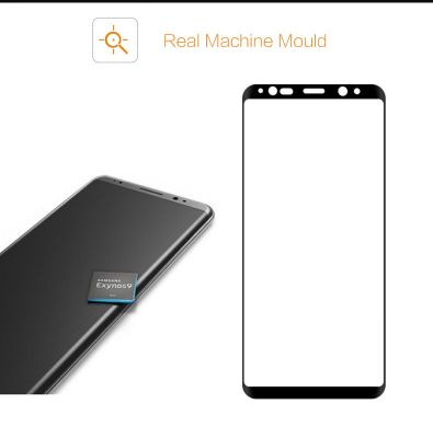 Защитное стекло MOCOLO 3D Curved Full Size для Samsung Galaxy Note 8 (N950) - Black