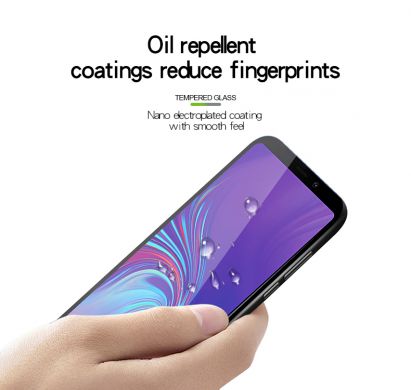 Защитное стекло MOFI 9H Full Cover Glass для Samsung Galaxy A9 2018 (A920) - Black