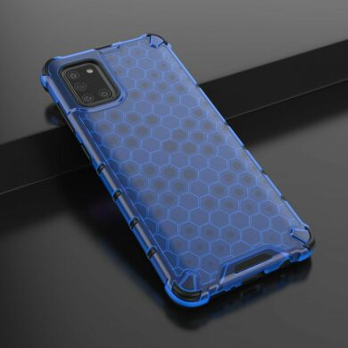 Захисний чохол Deexe Honeycomb Series для Samsung Galaxy A31 (A315) - Blue