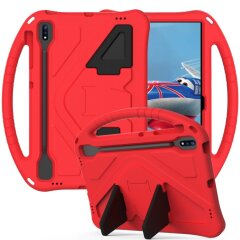 Захисний чохол Deexe KickStand Cover для Samsung Galaxy Tab S7 FE / S7 Plus / S8 Plus (T730/736/800/806/970/975) - Red
