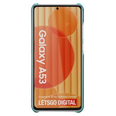 Защитный чехол Deexe Leather Back Cover для Samsung Galaxy A53 (А536) - Green
