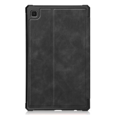 Защитный чехол Deexe Leather Stand для Samsung Galaxy Tab A7 Lite (T220/T225) - Black